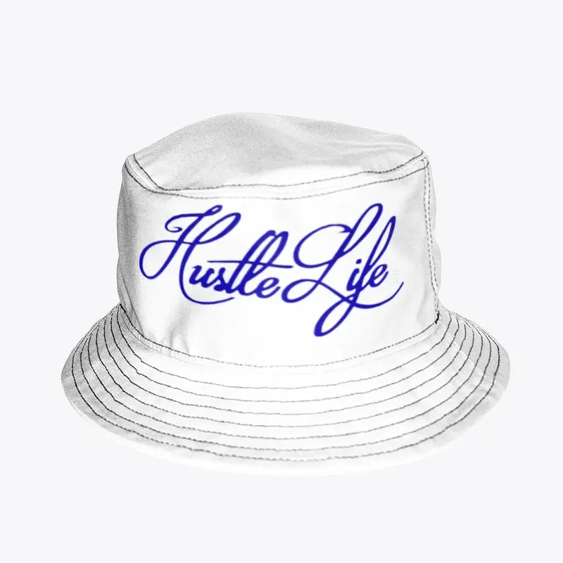 Blue Hustle Life Bucket Hat