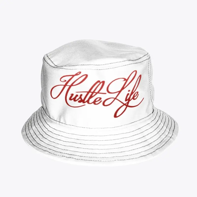 Red Hustle Life Bucket Hat